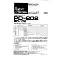 PIONEER PD102 Service Manual cover photo