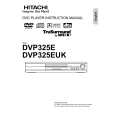 HITACHI DVP325E Owner's Manual cover photo