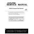 ALPINE CDE7824W Service Manual cover photo