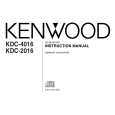 KENWOOD KDC-2016 Owner's Manual cover photo