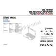 SONY PCGTR2 Service Manual cover photo