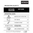 HITACHI 50DX20B Owner's Manual cover photo