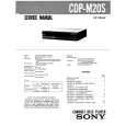 SONY CDPM20S Service Manual cover photo