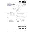 SONY VF58SC Service Manual cover photo