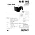 SONY KVM1100D Service Manual cover photo