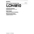 SONY LCH-M10 Owner's Manual cover photo