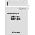 PIONEER DEH-1480B/XBR/ES Owner's Manual cover photo