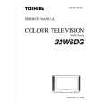 TOSHIBA 32W6DG Service Manual cover photo