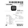 SONY KVM1430B Service Manual cover photo