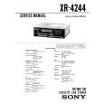 SONY XR4244 Service Manual cover photo