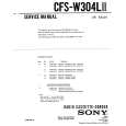 SONY CFSW304LII Service Manual cover photo