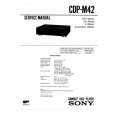 SONY CDPM42 Service Manual cover photo
