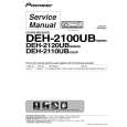 PIONEER DEH-2100UB/XN/EW5 Service Manual cover photo