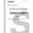 TOSHIBA 53HX71 Service Manual cover photo