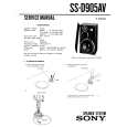 SONY SSD905AV Service Manual cover photo