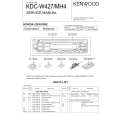 KENWOOD KDCMH4 Service Manual cover photo