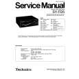 TECHNICS SYFD5 Service Manual cover photo