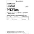 PIONEER PDF706 Service Manual cover photo