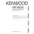 KENWOOD KRFV8010D Owner's Manual cover photo