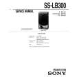 SONY SS-LB300 Service Manual cover photo