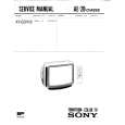 SONY KVG2915U Service Manual cover photo