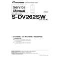 PIONEER S-DV262SW/XJC/E Service Manual cover photo