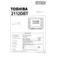 TOSHIBA 2112DB Service Manual cover photo