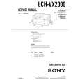 SONY LCHVX2000 Service Manual cover photo