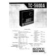 SONY TC560DA Service Manual cover photo