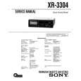 SONY XR3304 Service Manual cover photo