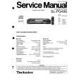 TECHNICS SL-PG490 Service Manual cover photo