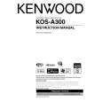 KENWOOD KOS-A300 Owner's Manual cover photo