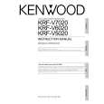 KENWOOD KRFV5020 Owner's Manual cover photo