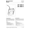 SENNHEISER BF1083-U Service Manual cover photo