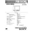 SONY PVM-1443MD Service Manual cover photo
