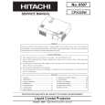 HITACHI CPX325W Service Manual cover photo