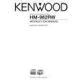 KENWOOD HM-982RW Owner's Manual cover photo