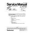 TECHNICS SLPS770D SUPPLEME Service Manual cover photo