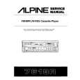 ALPINE GR SERIES Service Manual cover photo