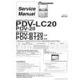 PIONEER PDV-20 Service Manual cover photo