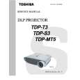 TOSHIBA TDPT3 Service Manual cover photo