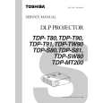 TOSHIBA TDPMT200 Service Manual cover photo