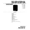 SONY SS-SR10 Service Manual cover photo