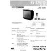 SONY KVX2531D/E Service Manual cover photo