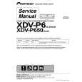 PIONEER XDV-P650/RC Service Manual cover photo