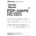 PIONEER PDP-436PG Service Manual cover photo
