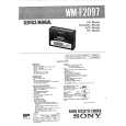 SONY WMBF608 Service Manual cover photo