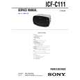 SONY ICFC111 Service Manual cover photo