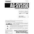 TEAC AG-SV5150 Owner's Manual cover photo