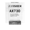FISHER AX730 Service Manual cover photo
